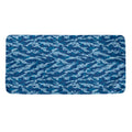 Navy Tiger Stripe Camo Pattern Print Towel