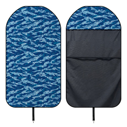 Navy Tiger Stripe Camo Pattern Print Waterproof Car Seat Cover