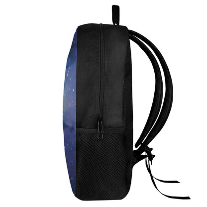 Nebula Space Print 17 Inch Backpack