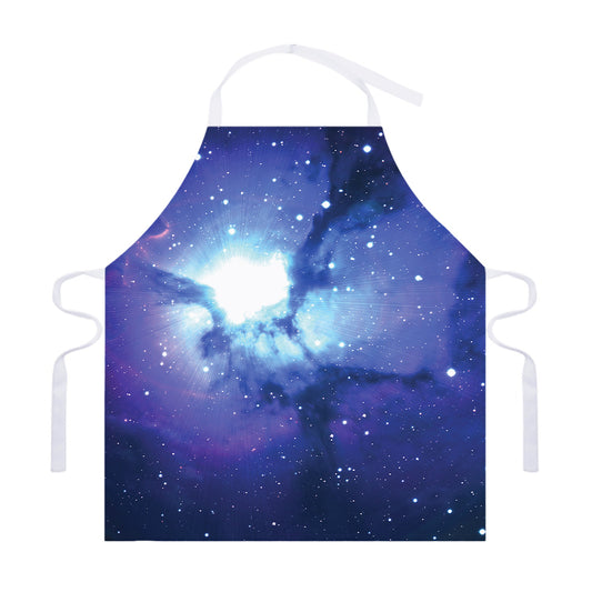 Nebula Space Print Adjustable Apron