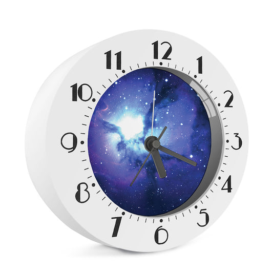 Nebula Space Print Alarm Clock