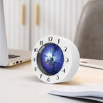 Nebula Space Print Alarm Clock