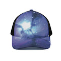 Nebula Space Print Black Mesh Trucker Hat