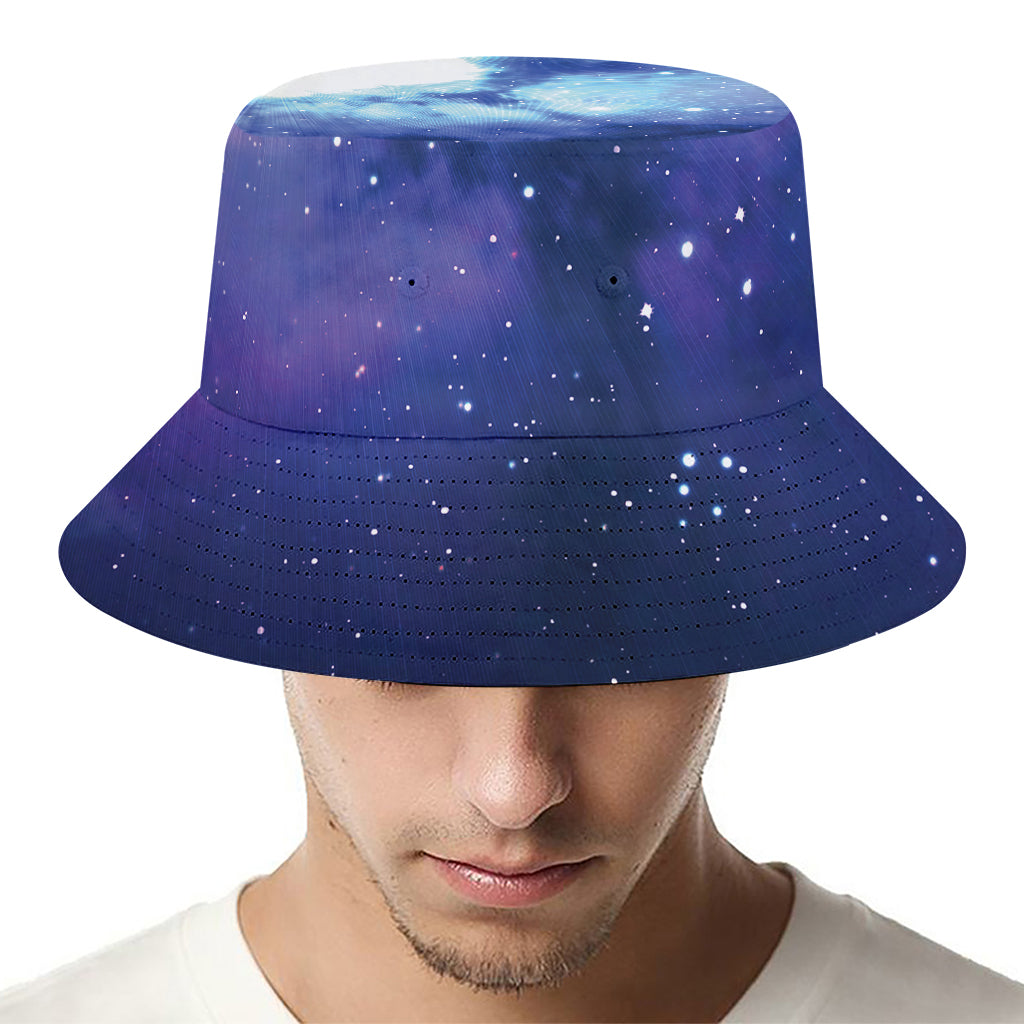 Nebula Space Print Bucket Hat