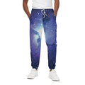 Nebula Space Print Cotton Sweatpants