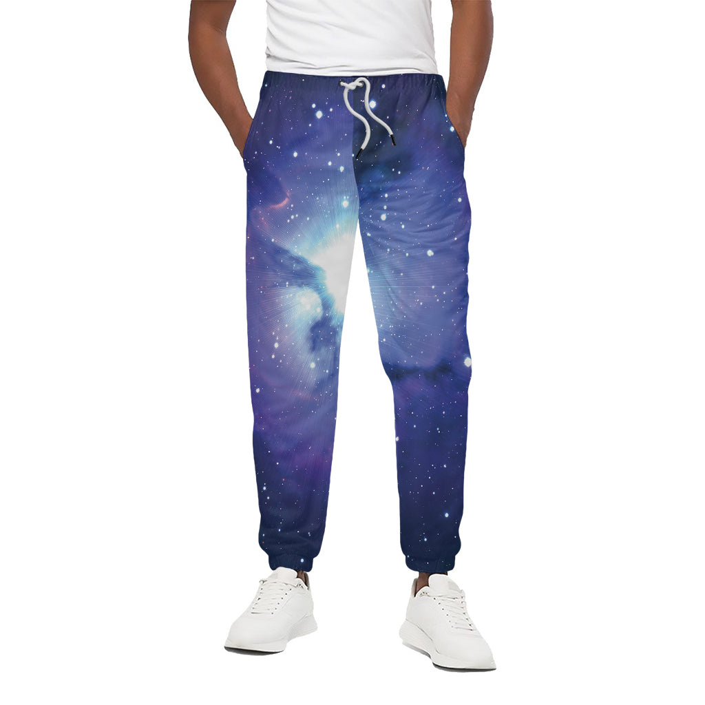 Nebula Space Print Cotton Pants