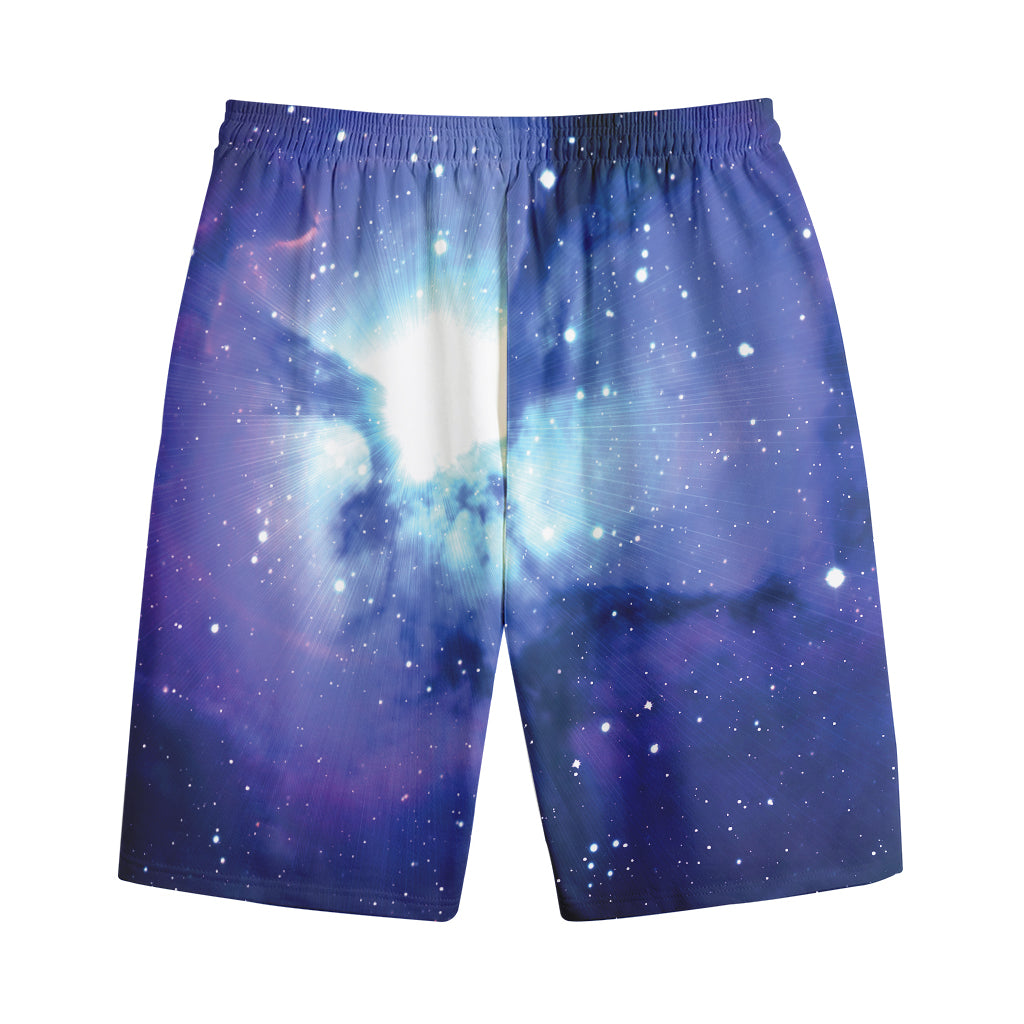 Nebula Space Print Cotton Shorts