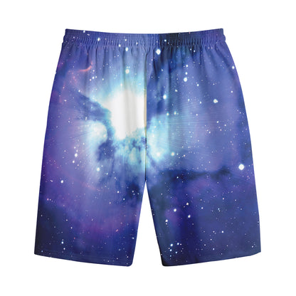 Nebula Space Print Cotton Shorts