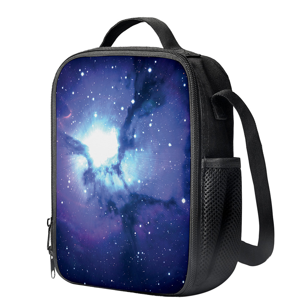 Nebula Space Print Crossbody Lunch Bag