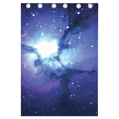 Nebula Space Print Curtain
