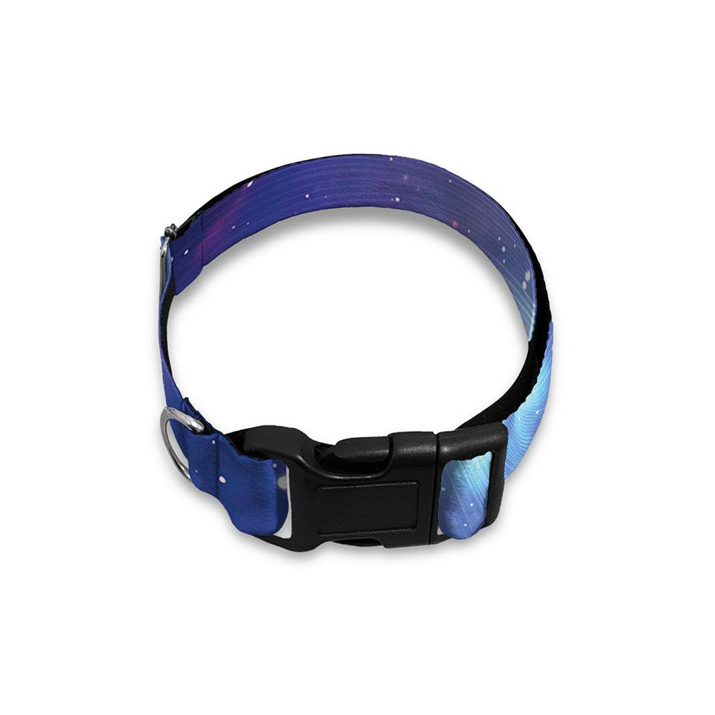 Nebula Space Print Dog Collar