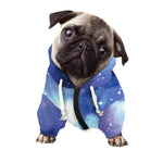 Nebula Space Print Dog Zip Up Hoodie
