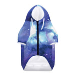 Nebula Space Print Dog Zip Up Hoodie