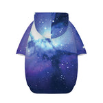 Nebula Space Print Dog Zip Up Hoodie