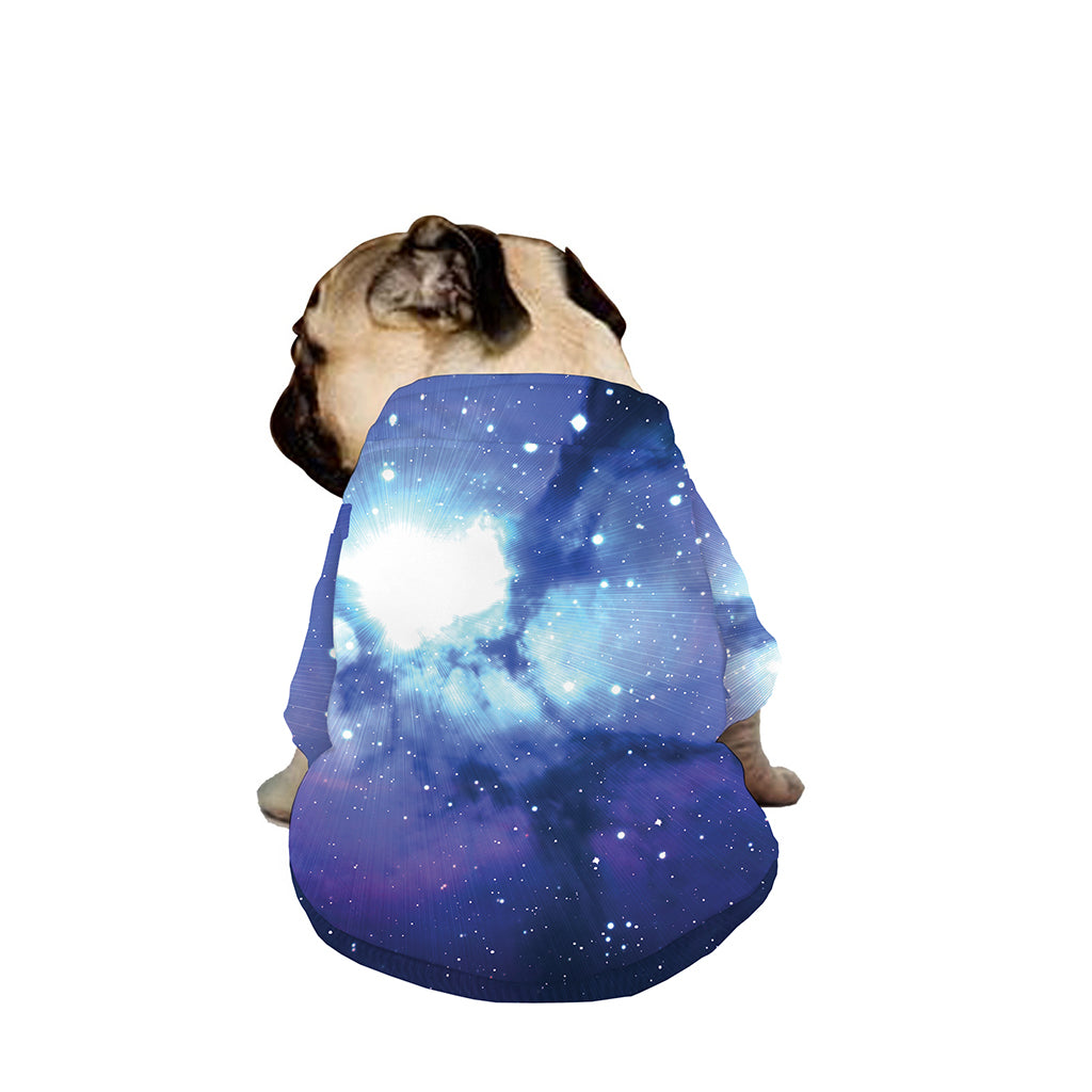 Nebula Space Print Dog Zip Up Jacket