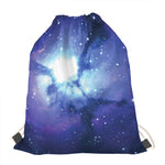 Nebula Space Print Drawstring Bag