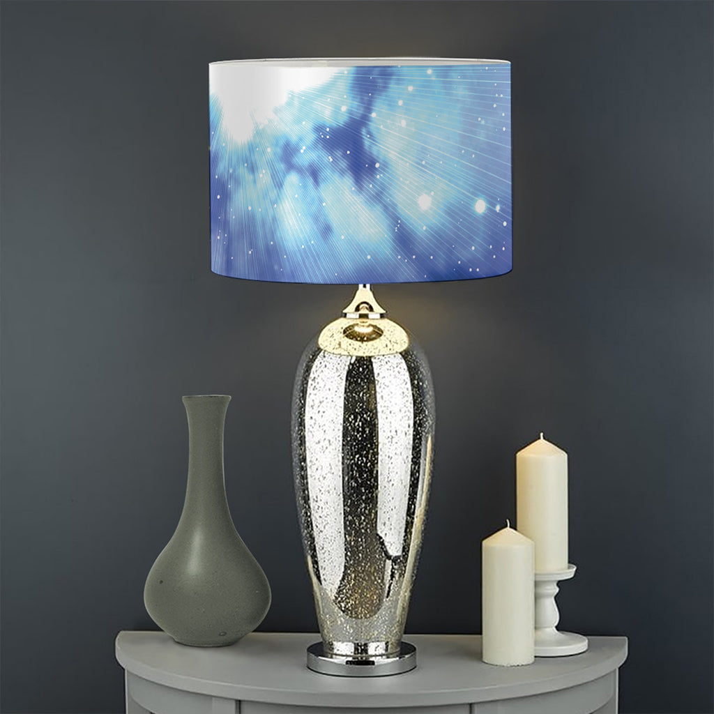 Nebula Space Print Drum Lamp Shade