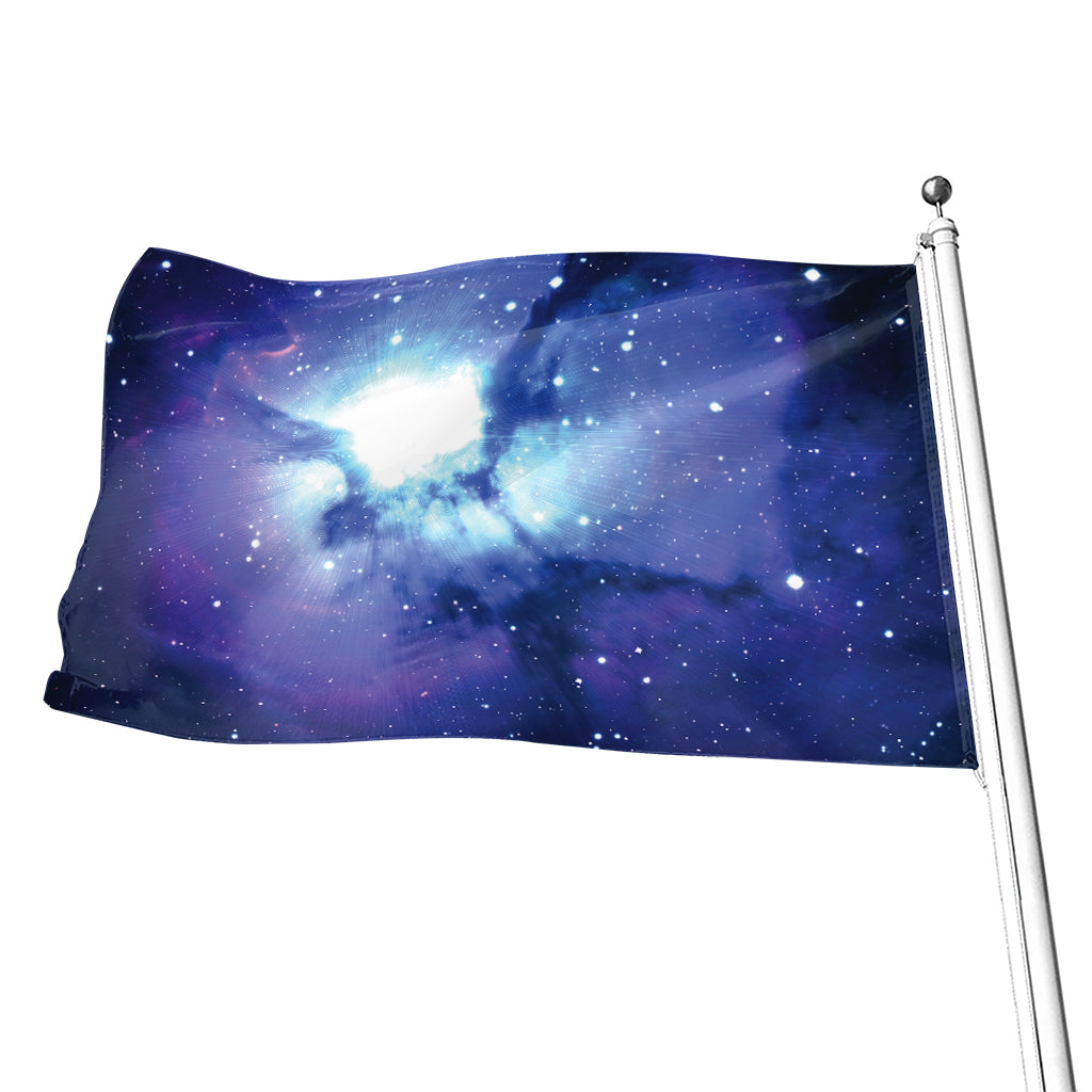 Nebula Space Print Flag