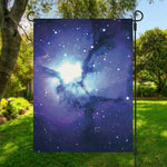 Nebula Space Print Garden Flag