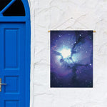 Nebula Space Print Garden Flag