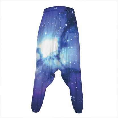 Nebula Space Print Hammer Pants