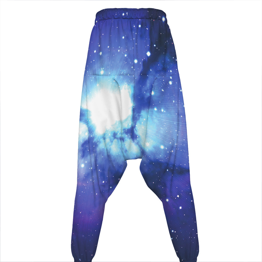 Nebula Space Print Hammer Pants