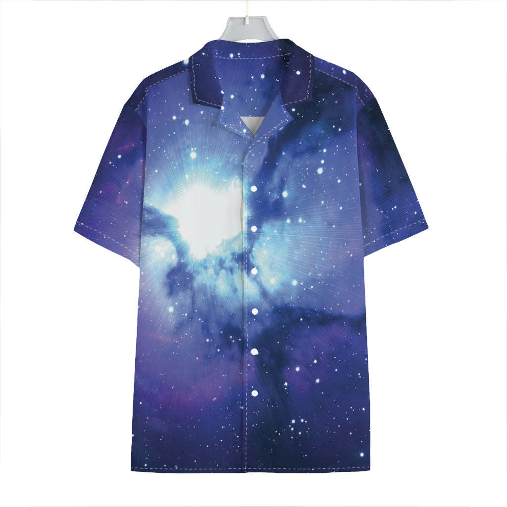 Nebula Space Print Hawaiian Shirt