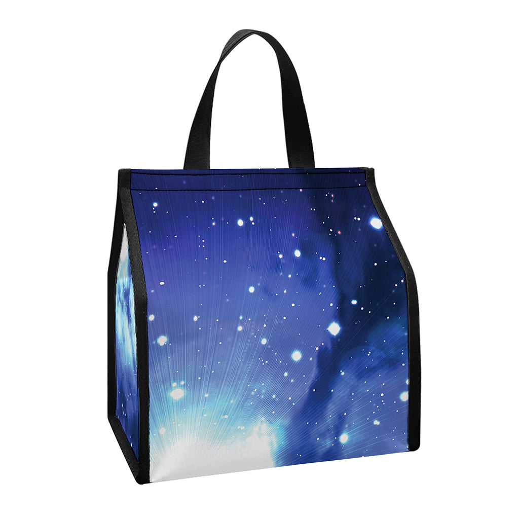 Nebula Space Print Insulated Lunch Tote