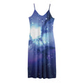 Nebula Space Print Jersey Midi Cami Dress