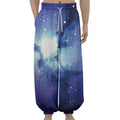 Nebula Space Print Lantern Pants