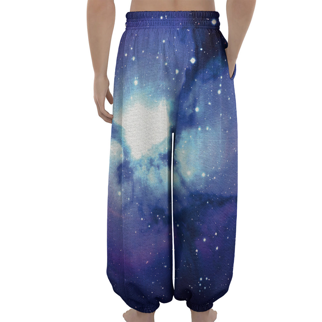 Nebula Space Print Lantern Pants