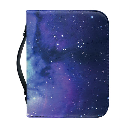 Nebula Space Print Leather Bible Cover