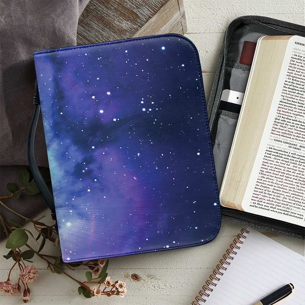 Nebula Space Print Leather Bible Cover