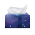 Nebula Space Print Leather Tissue Box Cover