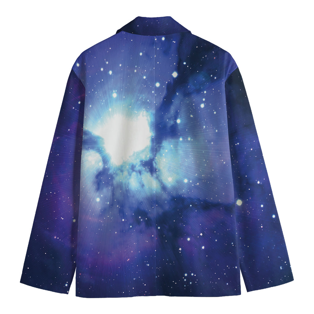 Nebula Space Print Men's Blazer