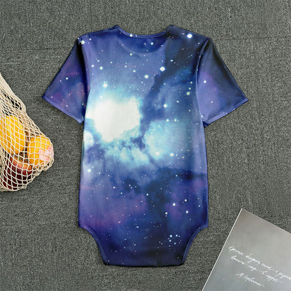 Nebula Space Print Men's Bodysuit