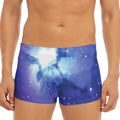 Nebula Space Print Men's Short Boxer Briefs