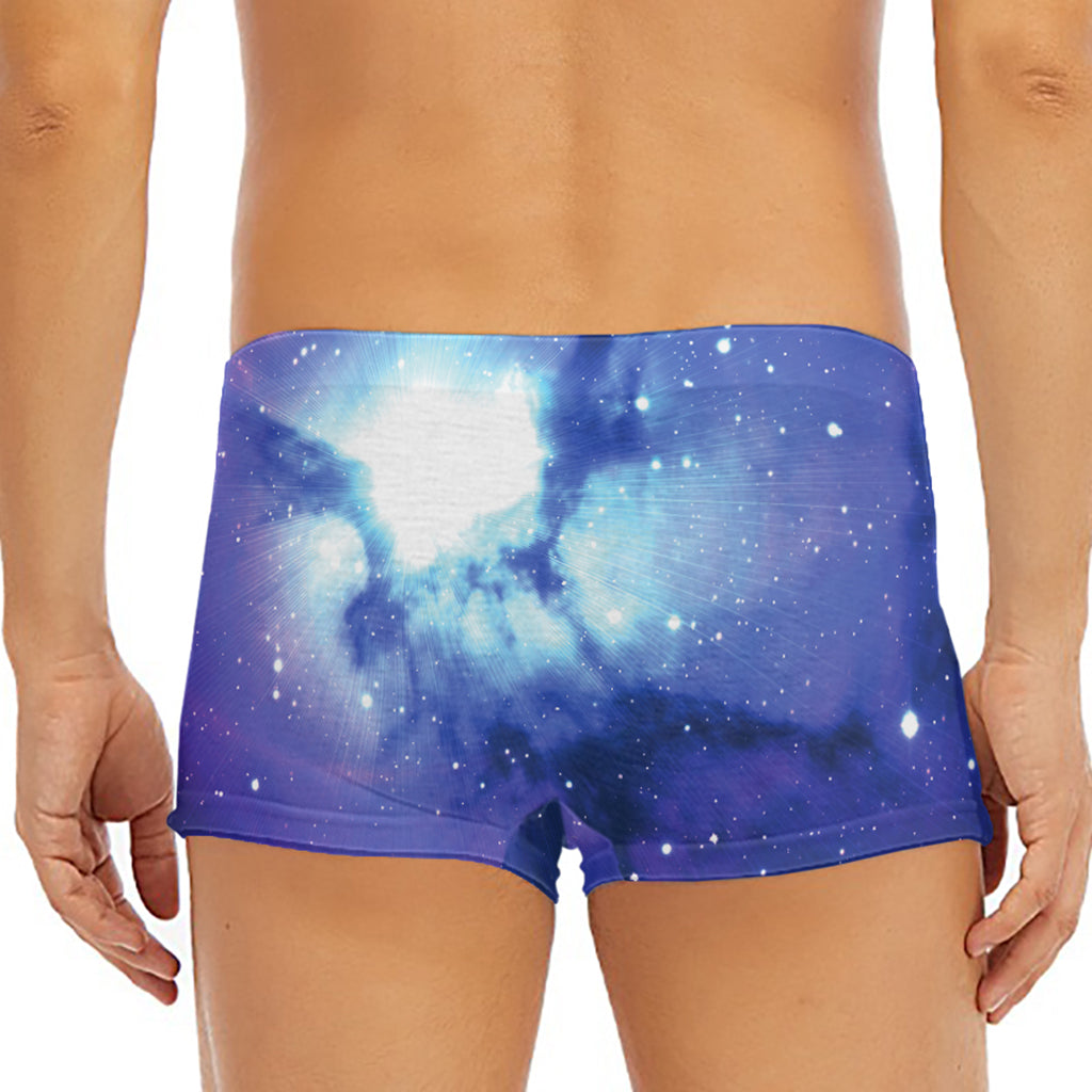 Nebula Space Print Men's Short Boxer Briefs