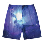 Nebula Space Print Men's Swim Trunks