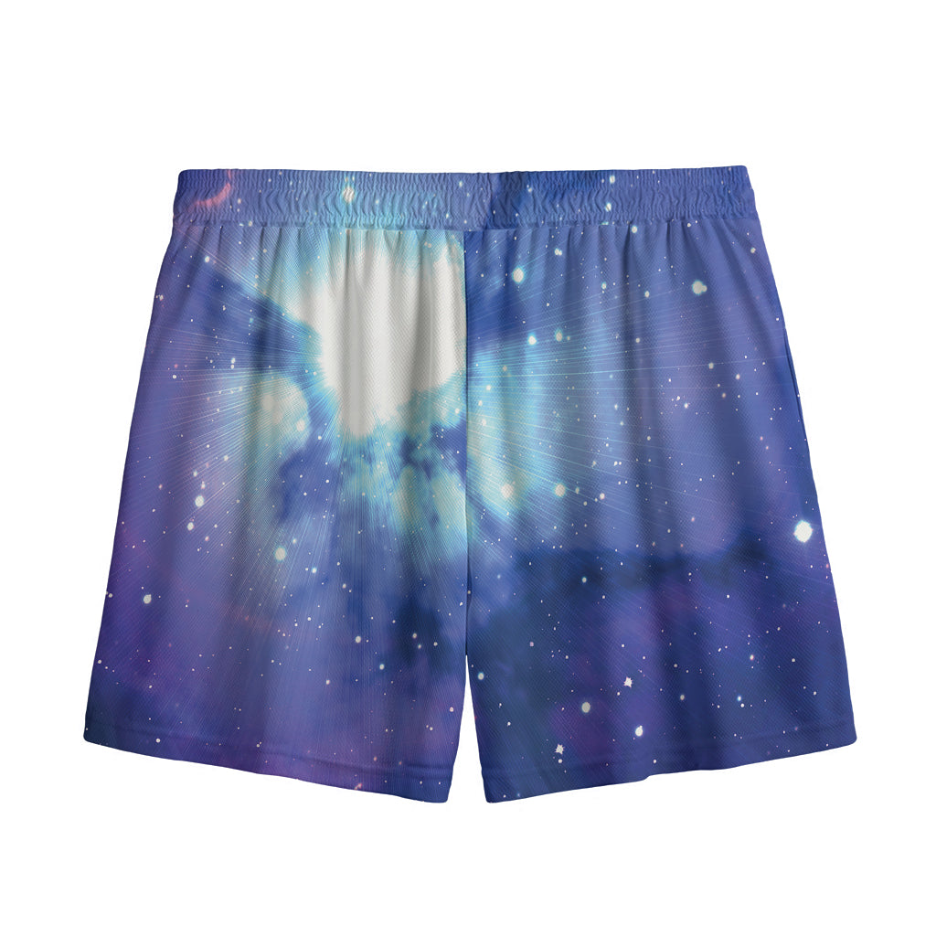 Nebula Space Print Mesh Shorts