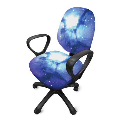 Nebula Space Print Office Chair Cover