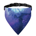 Nebula Space Print Over The Collar Dog Bandana