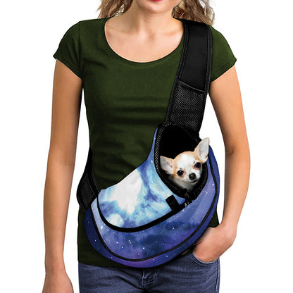 Nebula Space Print Pet Sling Carrier