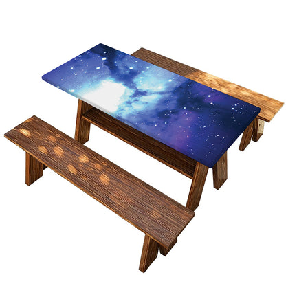 Nebula Space Print Picnic Table Cover