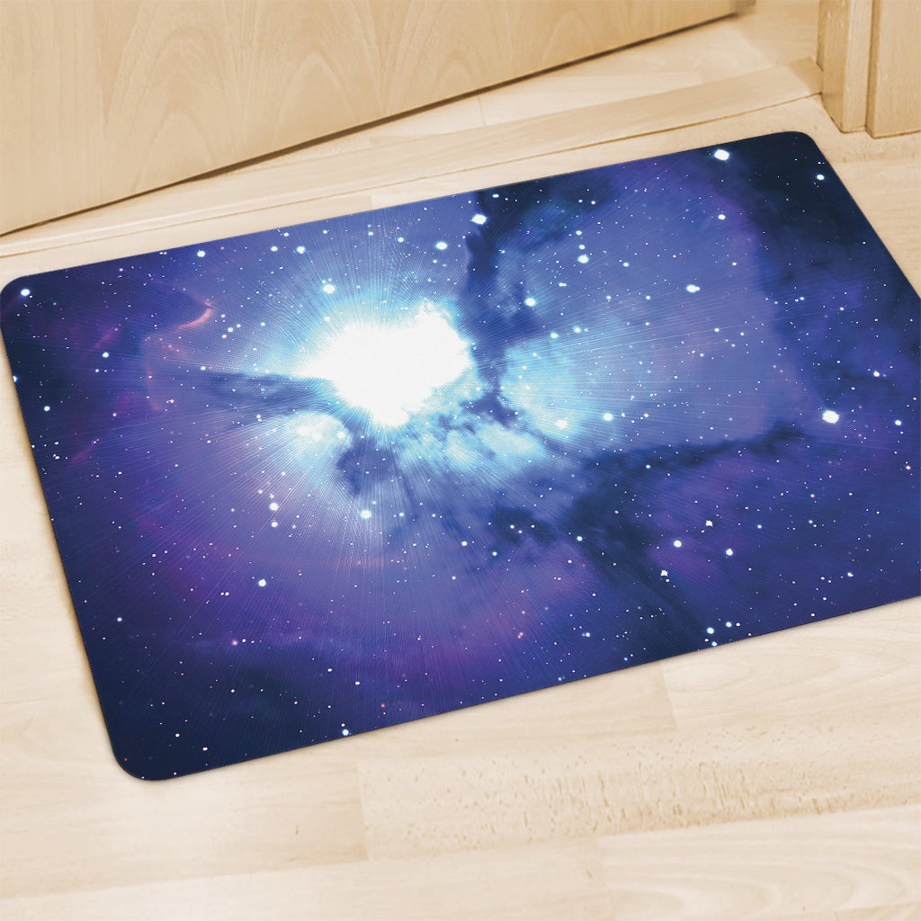 Nebula Space Print Polyester Doormat