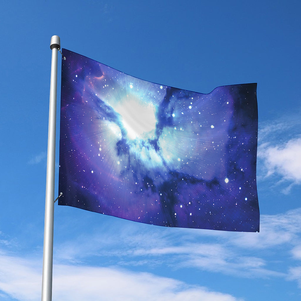 Nebula Space Print Polyester Flag