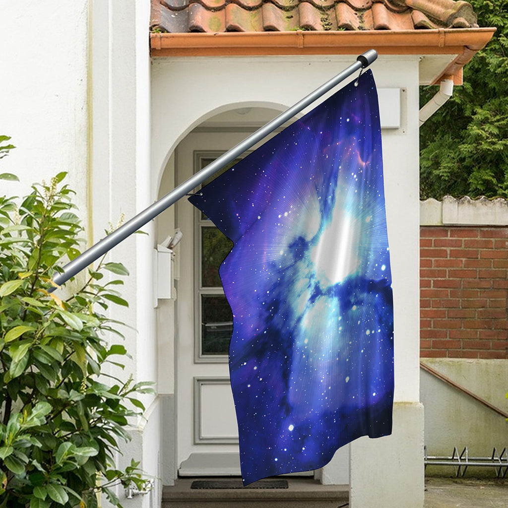 Nebula Space Print Polyester Flag