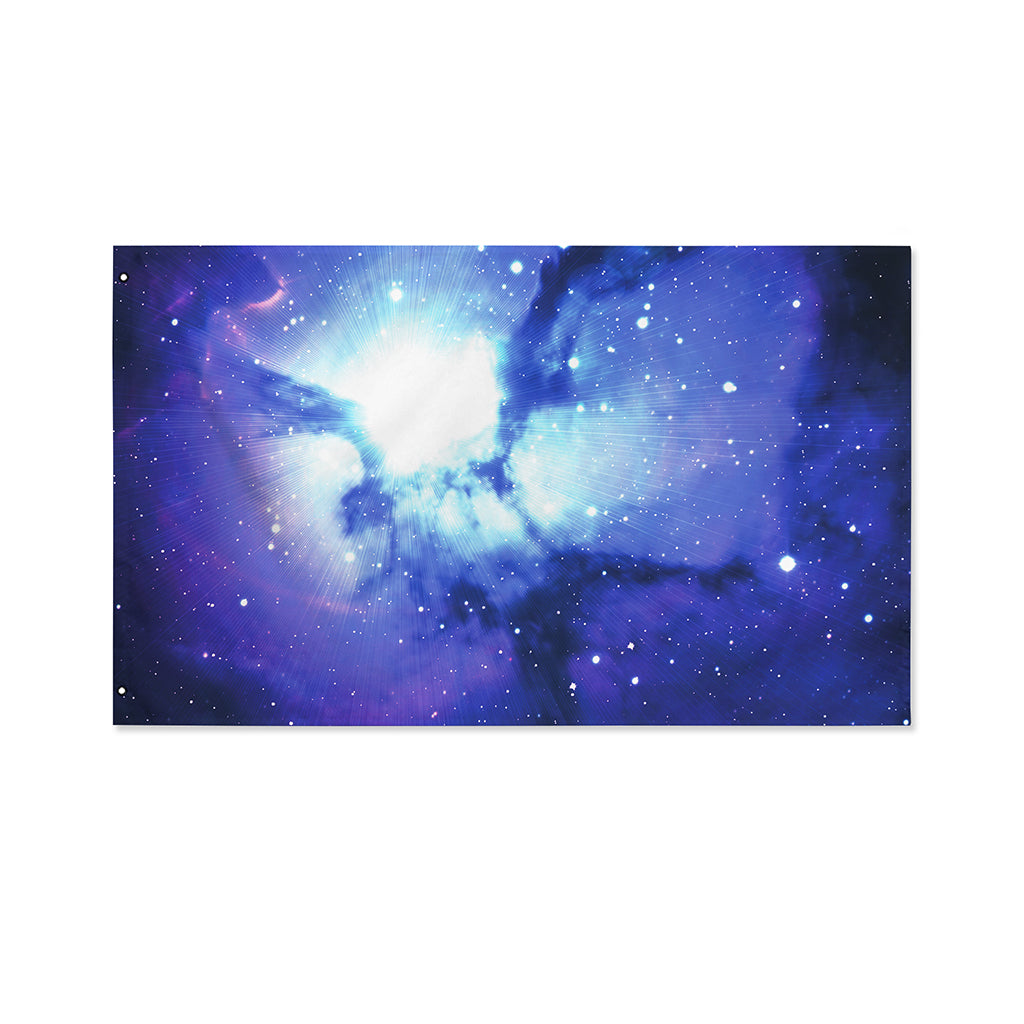 Nebula Space Print Polyester Flag