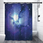 Nebula Space Print Premium Shower Curtain