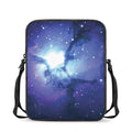 Nebula Space Print Rectangular Crossbody Bag